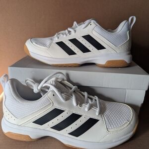 Adidas Women's White and Black Sneakers